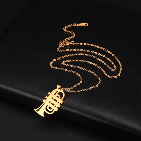 New 2025 Nine Types Musical Instruments & Musical Notes Pendant Necklace Guitar Headphones Microphone Organ Brass Instrument Tuba With For You Jewelry Fashion Accessories Creative Gift in Saudi Arabia