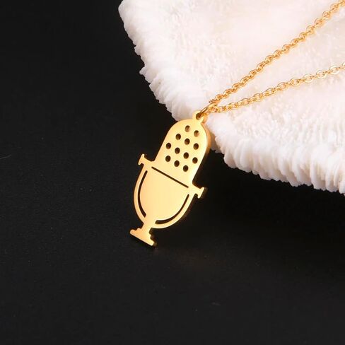 New 2025 Nine Types Musical Instruments & Musical Notes Pendant Necklace Guitar Headphones Microphone Organ Brass Instrument Tuba With For You Jewelry Fashion Accessories Creative Gift in Saudi Arabia