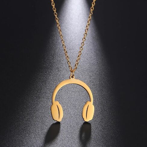 New 2025 Nine Types Musical Instruments & Musical Notes Pendant Necklace Guitar Headphones Microphone Organ Brass Instrument Tuba With For You Jewelry Fashion Accessories Creative Gift in Saudi Arabia