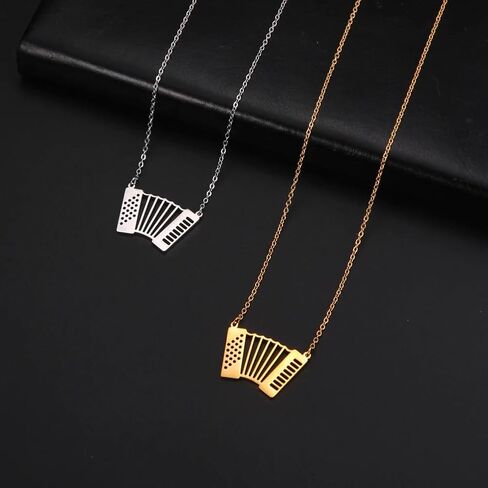 New 2025 Nine Types Musical Instruments & Musical Notes Pendant Necklace Guitar Headphones Microphone Organ Brass Instrument Tuba With For You Jewelry Fashion Accessories Creative Gift in Saudi Arabia