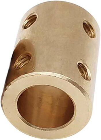 1pc Copper Motor Shaft Sleeve 3.17mm 4mm 5mm 6mm 7mm 8mm 10mm 12mm Bore Rigid Shaft Coupling Coupler Model Connector(7mm to 7mm) in Kuwait