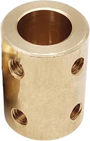 1pc Copper Motor Shaft Sleeve 3.17mm 4mm 5mm 6mm 7mm 8mm 10mm 12mm Bore Rigid Shaft Coupling Coupler Model Connector(7mm to 7mm) in Kuwait