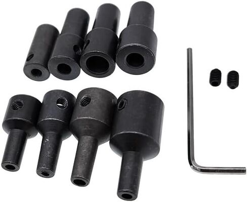 1pc Drill Chuck B12 Connecting Rod 4mm 5mm 6mm 8mm 10mm 12mm Shaft Adaptor Sleeve Steel Copper Coupling(5mm) in Kuwait