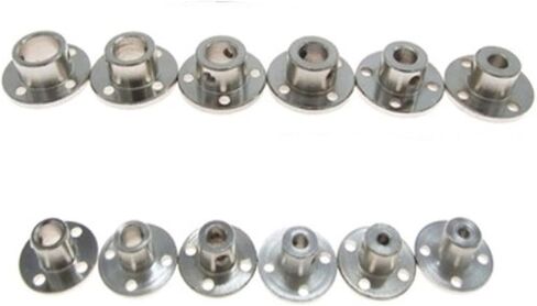 1pc Rigid Flange Coupling 2mm 3mm 3.17mm 4mm 5mm 6mm 6.35mm 7mm 8mm 10mm 11mm 12mm Motor Guide Shaft Coupler Motor Connector Flange(3mm) in Saudi Arabia