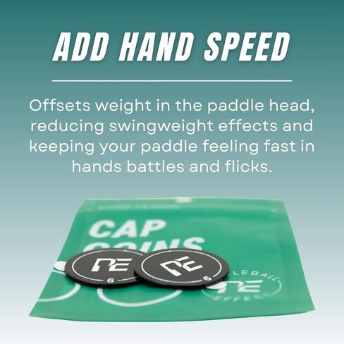 Cap Coins موازنة مجداف مرجحة-يعزز سرعة اليد ويقلل من الشعور الثقيل لتحسين التحكم in Kuwait