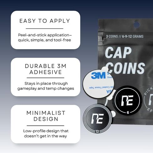 Cap Coins موازنة مجداف مرجحة-يعزز سرعة اليد ويقلل من الشعور الثقيل لتحسين التحكم in Kuwait