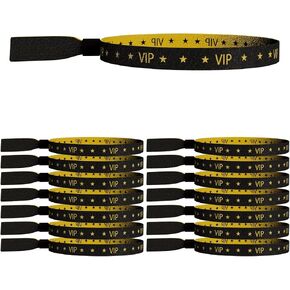 VIP Cloth Wristbands for Events, Party Wrist Bands– Bulk Event Bracelets & Armbands for Concerts, Fairs, Weddings,Anniversery,Birthdays (100 pcs) in Saudi Arabia