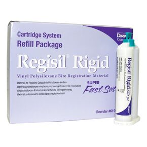 Dentsply 619425 Regisil Rigid Super Fast Set VPS Bite Registration Material, Purple, 50mL Cartridges Refill (Pack of 4) in Kuwait