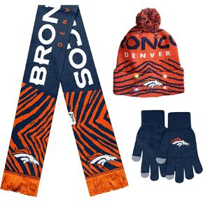 FOCO X ZUBAZ NFL Collab 3 Pack Glove وشاح وقبعة خارج الشتاء في الهواء الطلق in Kuwait