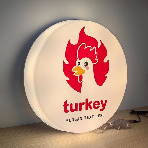 Custom LED Lightbox Sign, Illuminated Advertising Store Sign, Logo Branding Signage, Outdoor Signboard for Shops, Restaurants, Cafés, Studios and Tea Salons (Three-Sided Printed) in Saudi Arabia