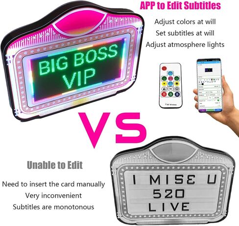 Bottle Service Sign, LED Handheld Bottle Service Display Sign,Nightclub Bottle Presenter for Wedding Birthday Parties,APP Programmable Scroll Play RGB Color in Saudi Arabia
