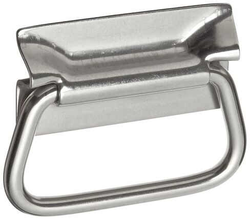 Monroe Stainsal Steel 304 قابلة للطي على مقبض السحب مع عدم تراكب من خلال الثقوب ، قبضة مستديرة ، النهاية الباهتة ، 3-3/8 "مركز إلى مركز ، 1/3" حجم قبضة (حزمة 2) in Saudi Arabia