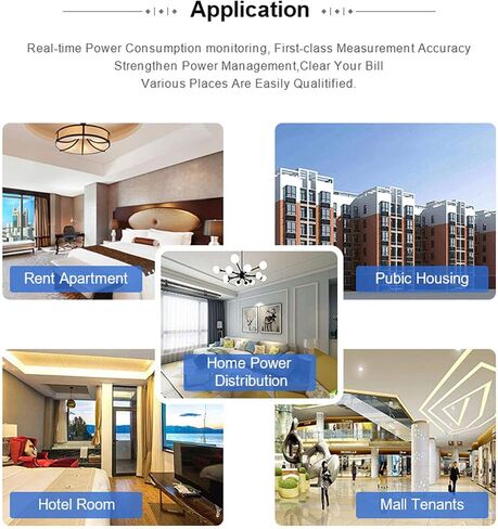 3 Phase 4 Wire Energy Meter, Energy Meter 3 Phase 4 Wire Backlit LCD Display DIN Rail Installation Electricity Meter 10 to 100A 230 400VAC, Ammeters in Saudi Arabia