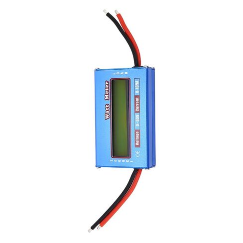 RC Digital Wattmeter Watt Meter Meter ، يعمل مع ما يصل إلى 100A ، يعمل مع بنوك بطارية 12or24or36or48v ، ALU دقيقة ، Chrom Resistor in Saudi Arabia