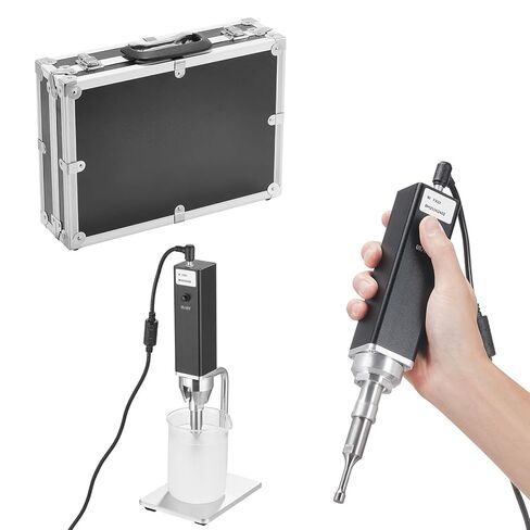 VEVOR Portable Ultrasonic Homogenizer, 0.3 in Titanium Alloy Probe, 30KHz Ultrasonic Frequency, 50-300ml Capacity, Handheld and Desktop Dual Use, Sonicator Processor Cell Disruptor Mixer with Stand in Saudi Arabia