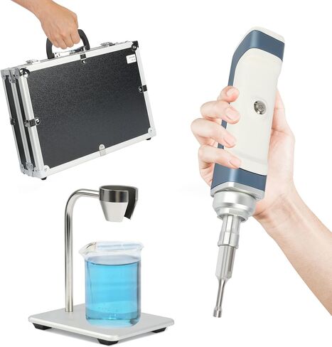 U.S. Solid Handheld Ultrasonic Homogenizer Lab Sonicator Processor Emulsifier Cell Disruptor Mixer with Bracket Carrying Case 100~230V (8mm 0.1~300ml) in Saudi Arabia