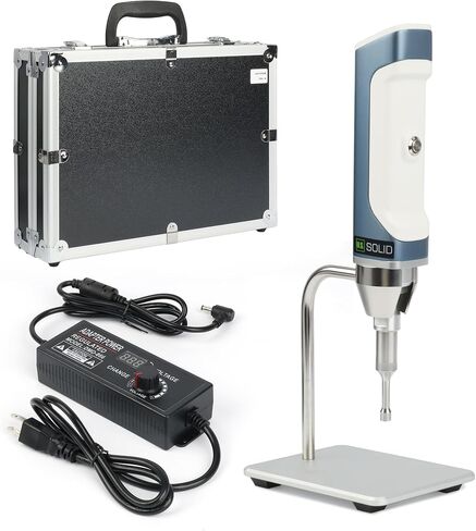U.S. Solid Handheld Ultrasonic Homogenizer Lab Sonicator Processor Emulsifier Cell Disruptor Mixer with Bracket Carrying Case 100~230V (8mm 0.1~300ml) in Saudi Arabia