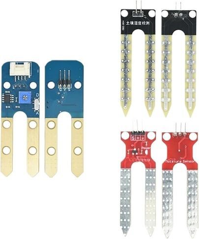 Soil Humidity Sensor Module Hygrometer Detection Soil Moisture Sensor Sensing Module for Automatic Watering System(Black) in Saudi Arabia