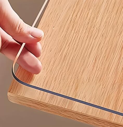 Clear Table Cover Protector,42"x64"Clear Desk Mat,Vinyl Desk Pad Protector Top of Desks2mm PVC Plastic Tablecloth Crystal Pad for Kitchen Office Desktop Non-Slip Heat Resistant in Kuwait