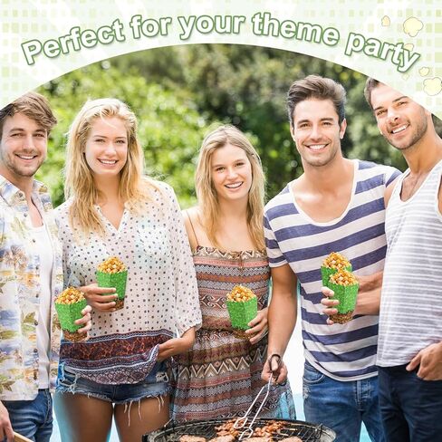 Savita 24pcs صناديق الفشار ، 4.72x2.76x1.97in Green Brown Miner Miner Bags Creative Miner Party Form in Kuwait