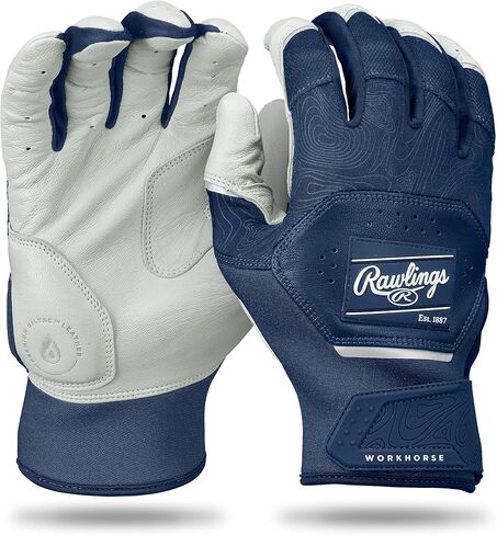 Rawlings Workhorse Baseball Batting Gloves | أحجام الشباب | ألوان متعددة in Saudi Arabia