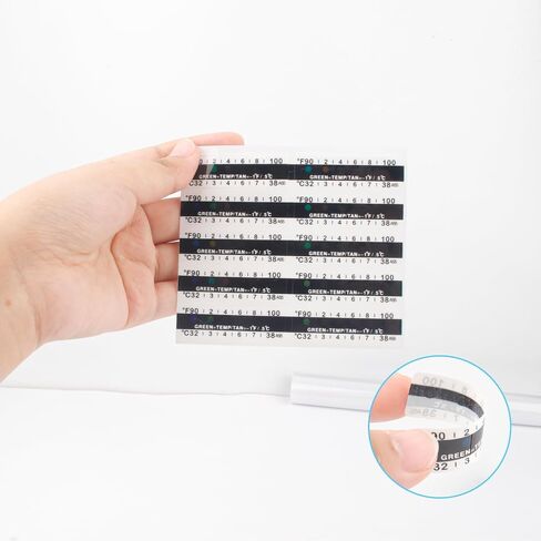 40PCS Temperature Strips Urine Testing Adhesive 90 to 100 Fahrenheit Degree, Disposable Test StripsThermometer Strips for Bottle, Urine Testing Adhesive Temperature Sticker (Classic Style) in Saudi Arabia