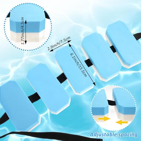 2 Pack Kids Swimming Belt Swim Belt Flotation Belt Waist Belts Swim Floating Board Belt for Beginner Adjustable Aquatic Floatation Belt for Adult Swimming Beginners,Auxiliary Safety Bubble Belt in Saudi Arabia