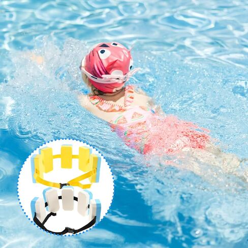 2 Pack Kids Swimming Belt Swim Belt Flotation Belt Waist Belts Swim Floating Board Belt for Beginner Adjustable Aquatic Floatation Belt for Adult Swimming Beginners,Auxiliary Safety Bubble Belt in Saudi Arabia