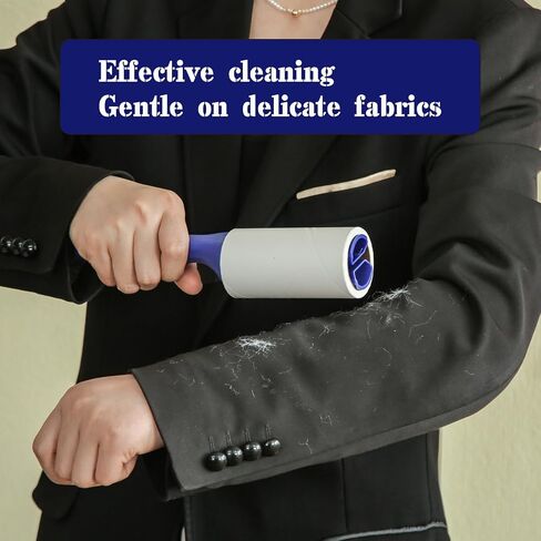 LINT ROLLERS LOTESY LINT REYOVER 333 SHOETS LINT ROLLER SET من 1 مقبض 3 بكرات لأركان الشعر الأليفة الأثاث الأثاث سجادة حطام زخرفة الفراء حيوان in Kuwait