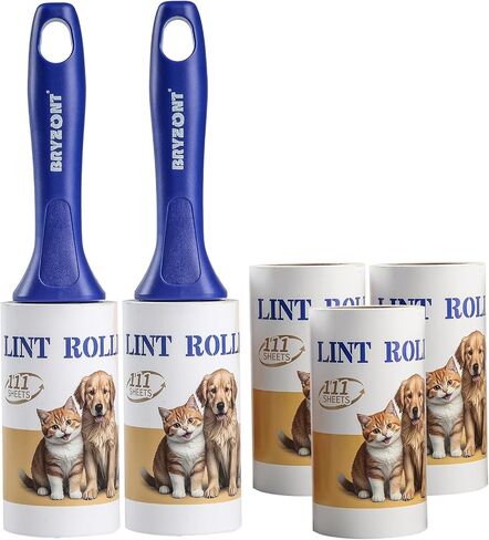 LINT ROLLERS LOTESY LINT REYOVER 333 SHOETS LINT ROLLER SET من 1 مقبض 3 بكرات لأركان الشعر الأليفة الأثاث الأثاث سجادة حطام زخرفة الفراء حيوان in Kuwait