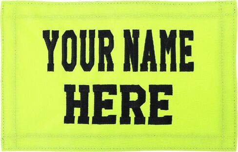 Lightning X Custom Embroidered Rip-Away Patch for LXP Fire Fighter Turnout Gear Bags w/Embroidered Name - BLUE in Kuwait