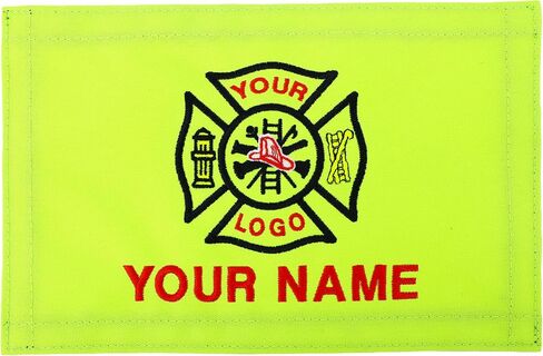 Lightning X Custom Embroidered Rip-Away Patch for LXP Fire Fighter Turnout Gear Bags w/Embroidered Name - BLUE in Kuwait