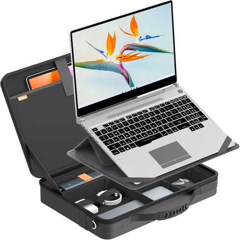 Smatree MobileBase Laptop Shoulder Case with Stand for 16 inch MSI CreatorPro/Creator Series, for Crosshair 16, for Summit A16 AI+/E16AI Flip Evo, for Prestige/Stealth A16 AI+/16AI/16 (A485S) in Saudi Arabia