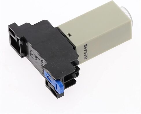 Power-on Delay Rotary Knob DPDT 1S/5S/10S/30S/60S/3M/5M/10M/30M Timer Timing Time Relay AC/DC 24V H3Y-2 with Base Socket PYF08A(0-3 Minute) in Saudi Arabia