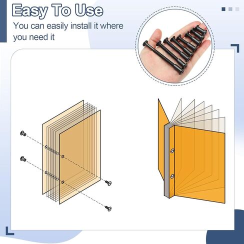 MECCANIXITY HEX محرك أقراص قبعة مقبس ، 5 مجموعة المسمار الربط الملزم مناسبة ل 3/8 "(10 مم) ثقب ديا ذكر M8 × 40 مم البراغي ربط الصلب الكربون مع وجع لسردة الجلود ، والأكسيد الأسود in Saudi Arabia