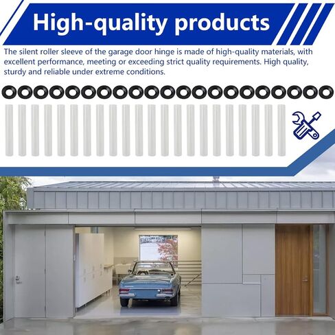 2025 New Ingqi Door Door مفصلات هدوء الأكمام الأسطوانة 11 مم معرف 80 ملم بطول المكسرات ذات العمود الداكن تحمل حشيات للسيارات RV Door ، 22 مجموعات in Saudi Arabia