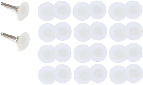 100/pcs dental x-fine 12mm snap-on White Polish Discs أقراص ملطفة الأسنان in Saudi Arabia