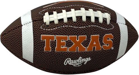 Rawlings Official NCAA Air It Out Gametime Football, Youth Size, Texas Longhorns in Saudi Arabia