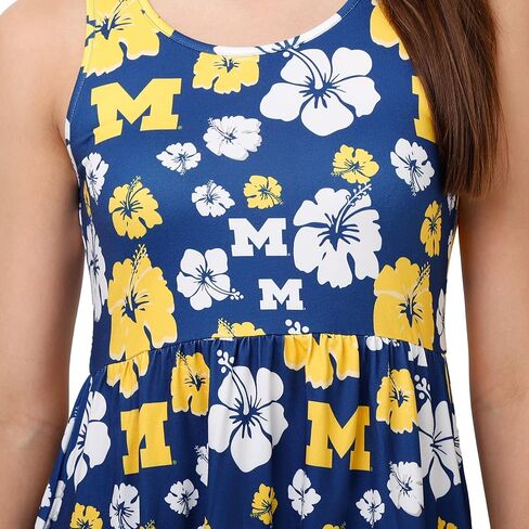 FOCO NCAA Womens NCAA College Team Logo Ladies Fashion Flative Sundress in Kuwait