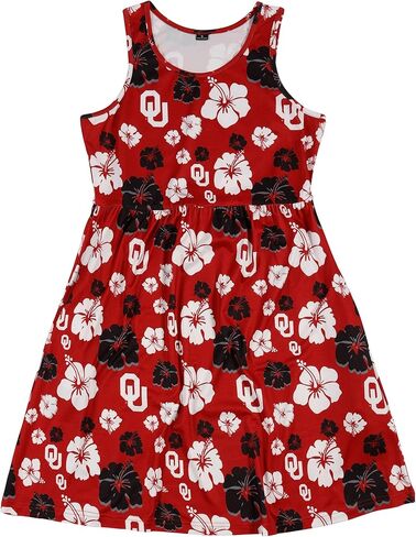 FOCO NCAA Womens NCAA College Team Logo Ladies Fashion Flative Sundress in Kuwait
