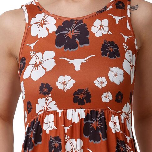 FOCO NCAA Womens NCAA College Team Logo Ladies Fashion Flative Sundress in Kuwait