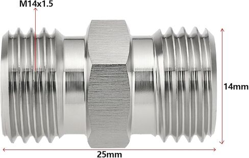 Sing F Ltd 1PC M14x1.5 محول هيدروليكي ملاءمة موصل خيوط الأنابيب الأنابيب المناسبة للأنظمة الهيدروليكية المختلفة وحفارات صغيرة شريحة in Saudi Arabia