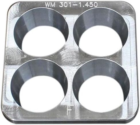 Part Synergy Replacement for Restrictor Plate Insert - 1 in Tall - 1.450 in Diameter Bore - Aluminum - Natural - Wehrs Machine Spacer System - Each Direct Fit in Saudi Arabia