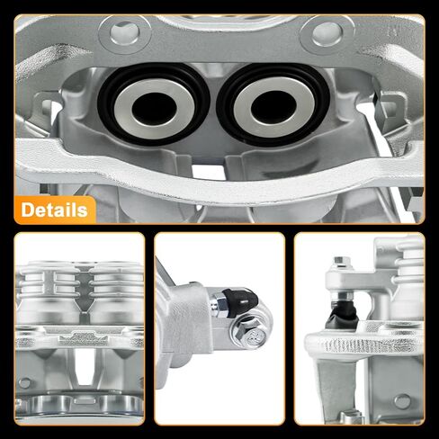 Rear Disc Left Brake Caliper 18B4764 Replace for 2003-2006 Chevy Silverado 1500, 2000-2006 Tahoe, 2000-2006 Suburban 1500, 2002-2006 GMC Sierra 1500, 2000-2006 Yukon, 19141724, 88967106, FRC11169 in Kuwait