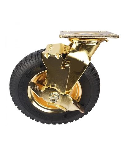 1 قطعة من العجلات 8 بوصات عجلات مطلقة على حقائب الفندق المطاطية (8 بوصة ثابتة) in Kuwait