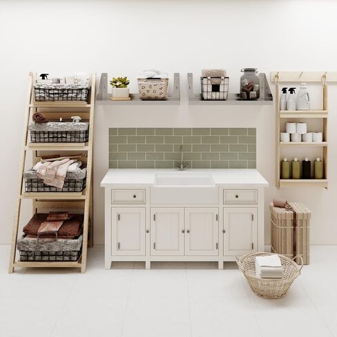 AmGood Stainless Steel Wall Shelf with Side Guards (48" Long x 12" Deep) in Kuwait