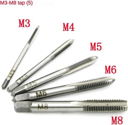 Drill Tap Bit Set, Screw Thread Metric Plug T-Handle Adjustable Positive Negative Ratchet Taps Holder Hand Wrench in Saudi Arabia