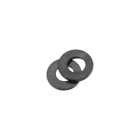 uxcell 110Pcs Carbon Steel Flat Washers, M8x17x2mm Black Oxidized Grade 8.8 Washer, Seal Gaskets Flat Ring for Screws Bolts Machinery Repair, Outdoor Construction in Saudi Arabia