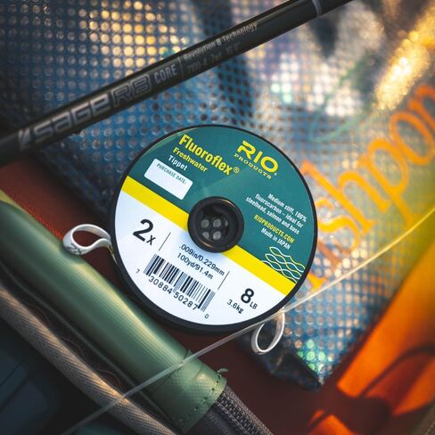 Rio Fly Fishing Tippet Freshwater Tippet 30yd 2X Fishing Tackle, Clear in Saudi Arabia