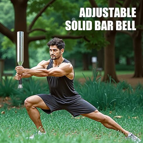 Adiustable Macebell Clubbell 30LB,steel mace,workout mace,maceweight,mace bell,gada mace,weighted mace,Strength Training Equipment forFull Body(30LB - 23 weight settings) in Saudi Arabia